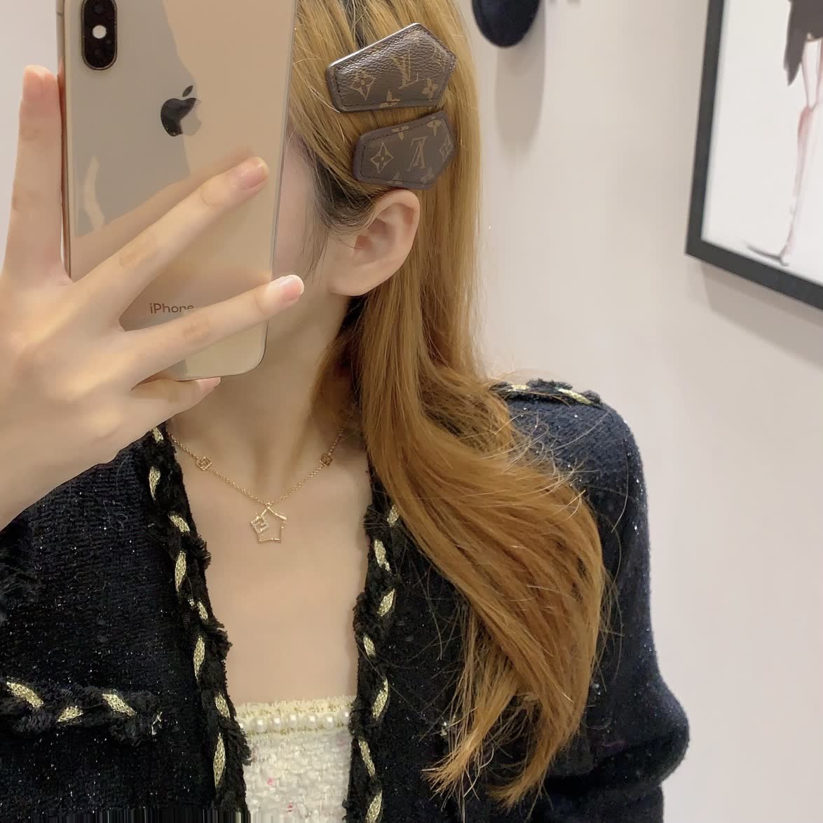 Louis Vuitton Hair Clips